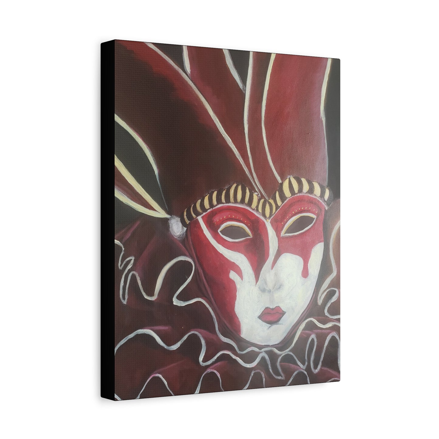 A Painting Print The Mask Of Disassociation - Matte Canvas, Stretched, 1.25"