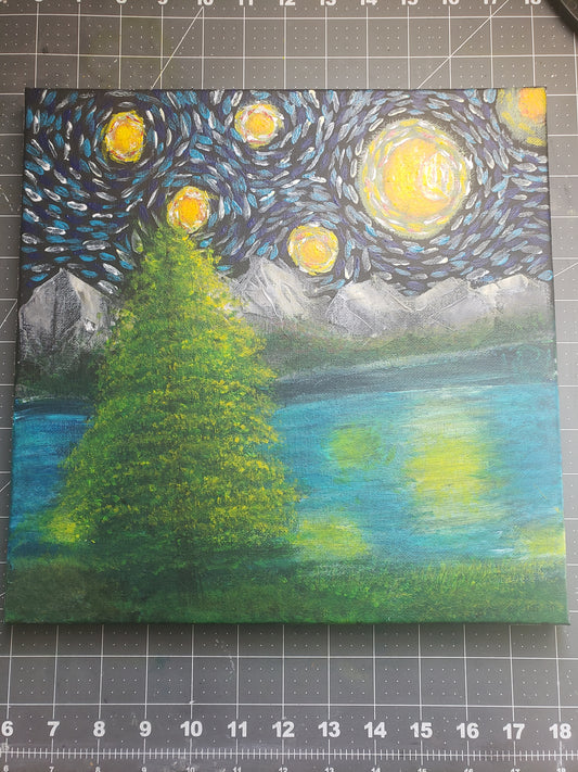 River Van Gogh StarryNight