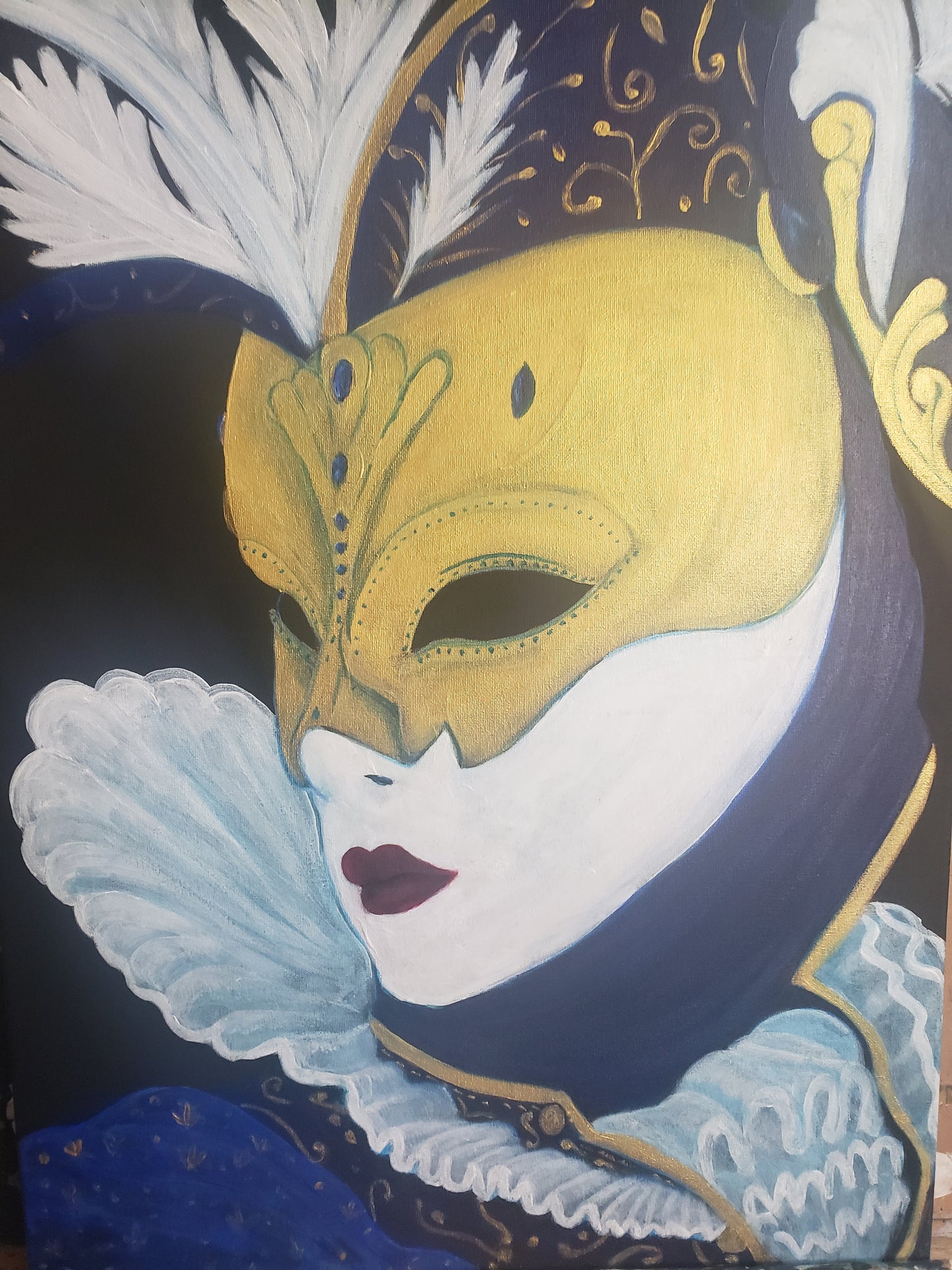 The Mask of Preservation Original Painting