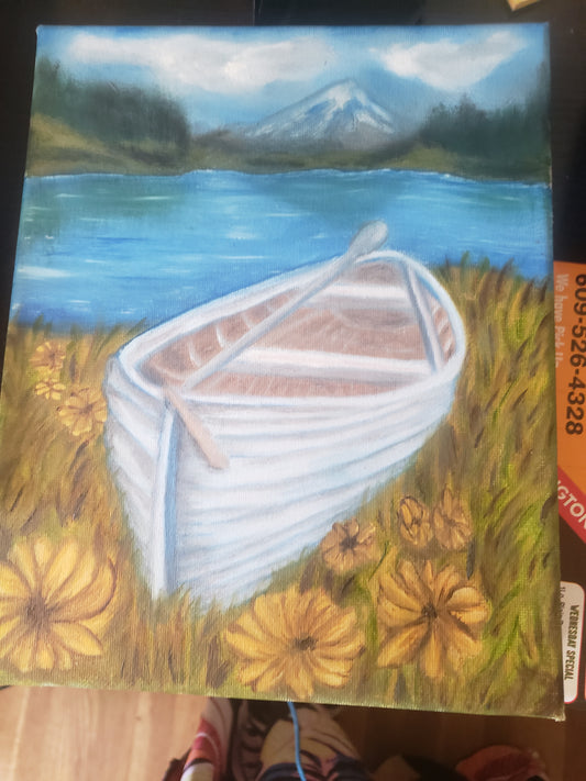 Boat in Rudbeckia Study