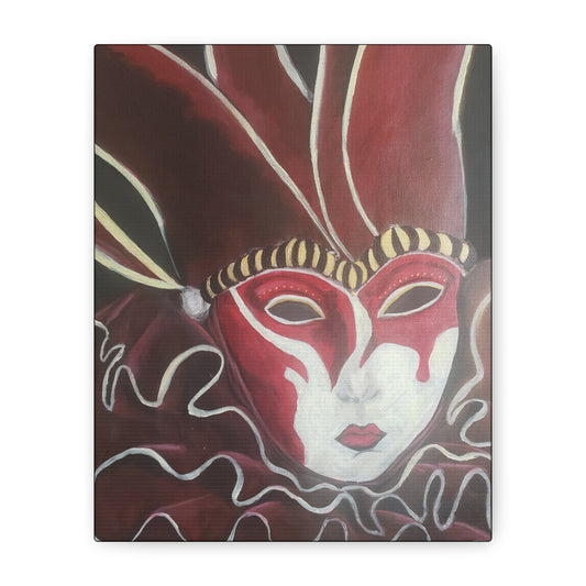 A Painting Print The Mask Of Disassociation - Matte Canvas, Stretched, 1.25"