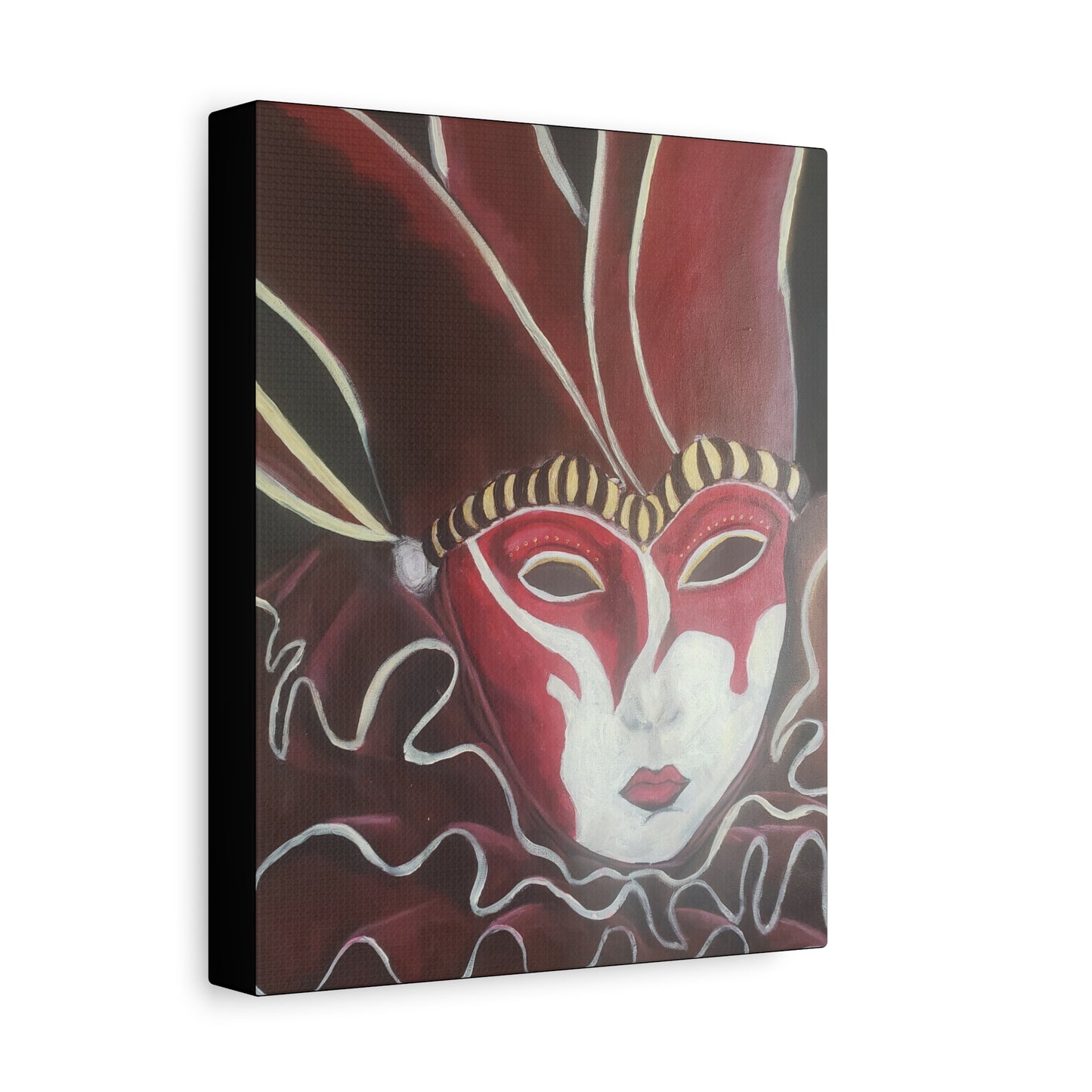 A Painting Print The Mask Of Disassociation - Matte Canvas, Stretched, 1.25"